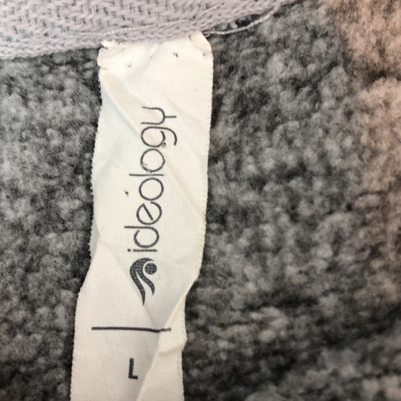 Ideology Cowl Neck Crossover Hem Fleece Sweatshirt Large - Picture 5 of 8